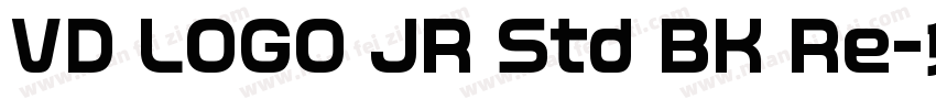 VD LOGO JR Std BK Re字体转换